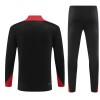 Liverpool Trenings Collegegenser 2024-25 Kvart-Zip Svart - Herre